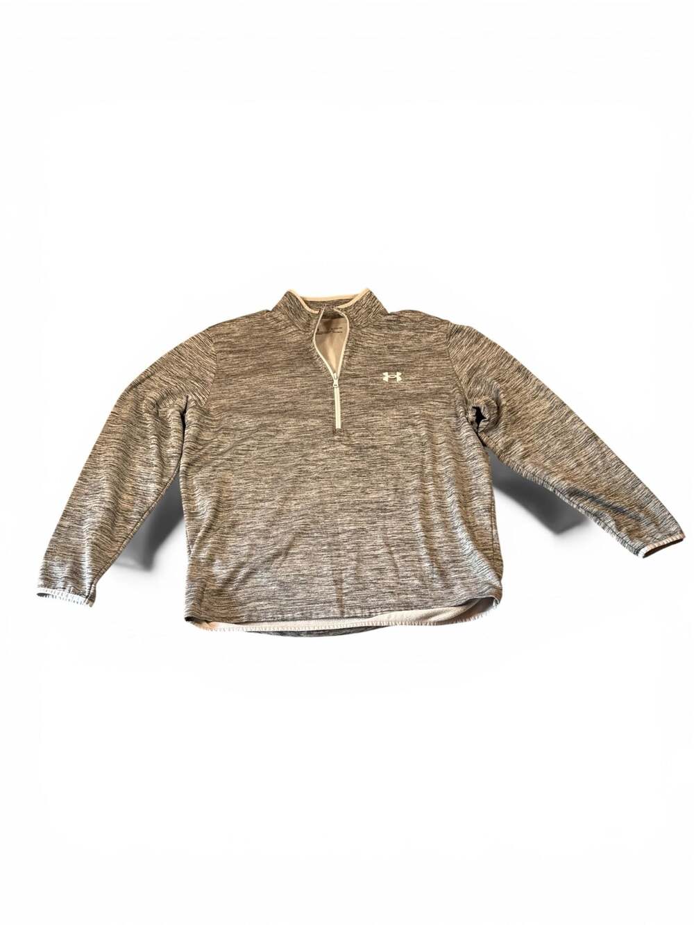 Under Armour Men's ColdGear 1/2 Zip Pullover Jacket Gray Twist